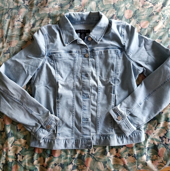 Blue Calvin Klein Jean Jacket - Picture 1 of 3